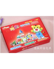 Lovely Qiao Hu Collection -  QiaoHu Early Leaning Wooden Blocks (Traffic ~ City)